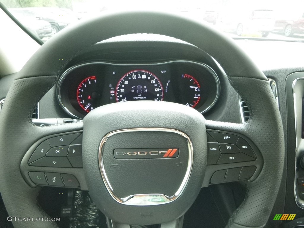 2018 Dodge Durango SXT AWD Black Steering Wheel Photo #122421828