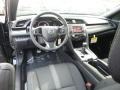 Black 2017 Honda Civic Sport Hatchback Interior Color