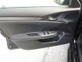 Black 2017 Honda Civic Sport Hatchback Door Panel