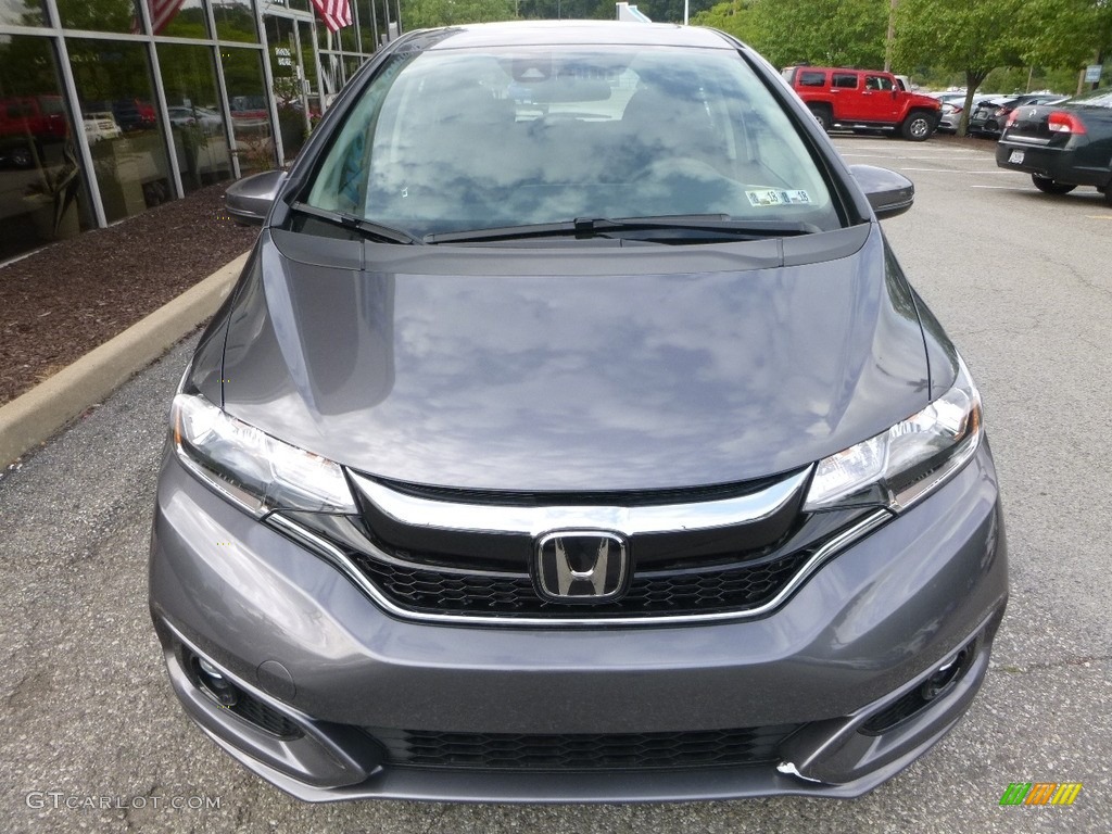 2018 Fit EX - Modern Steel Metallic / Black photo #6