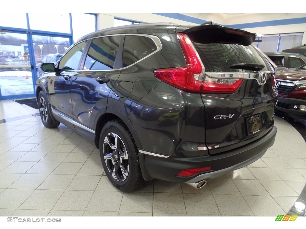 2017 CR-V Touring AWD - Gunmetal Metallic / Gray photo #2