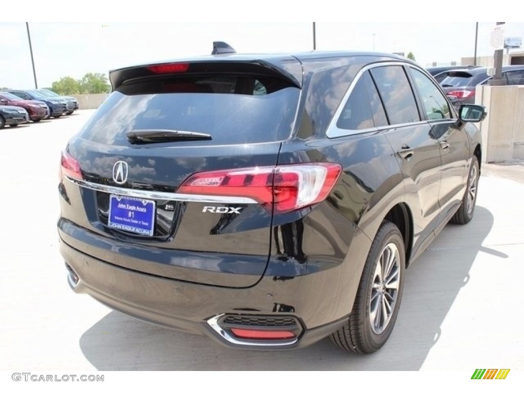 2018 RDX FWD Advance - Crystal Black Pearl / Parchment photo #7