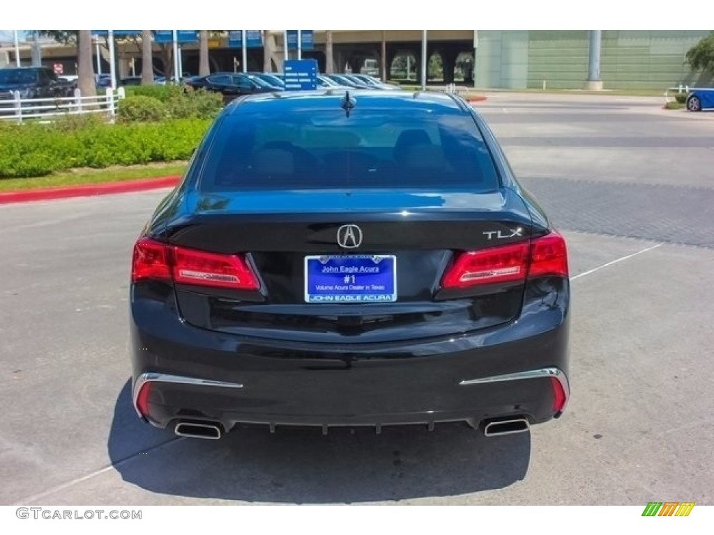 2018 TLX V6 Technology Sedan - Crystal Black Pearl / Parchment photo #6