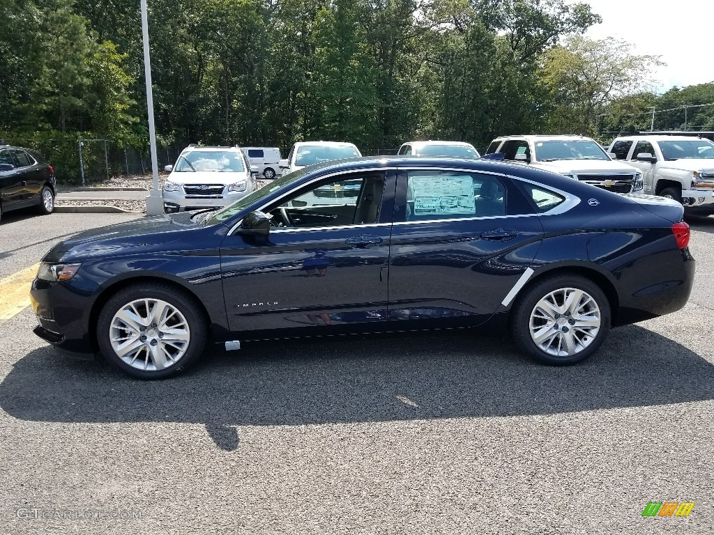 2018 Impala LS - Blue Velvet Metallic / Jet Black/Dark Titanium photo #3