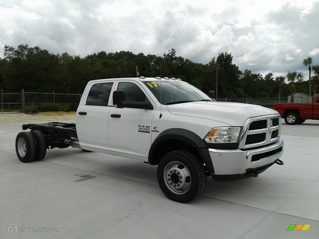 Bright White 2017 Ram 4500 Tradesman Crew Cab 4x4 Chassis Exterior Photo #122428154