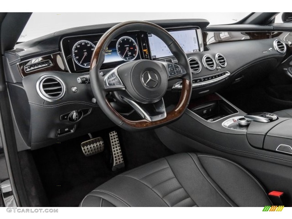 2017 Mercedes-Benz S 550 Cabriolet Black Dashboard Photo #122428208