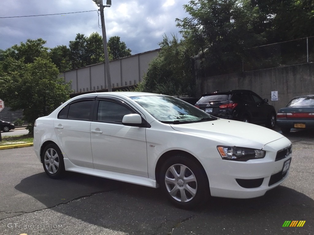 2014 Lancer ES - Wicked White / Black photo #3