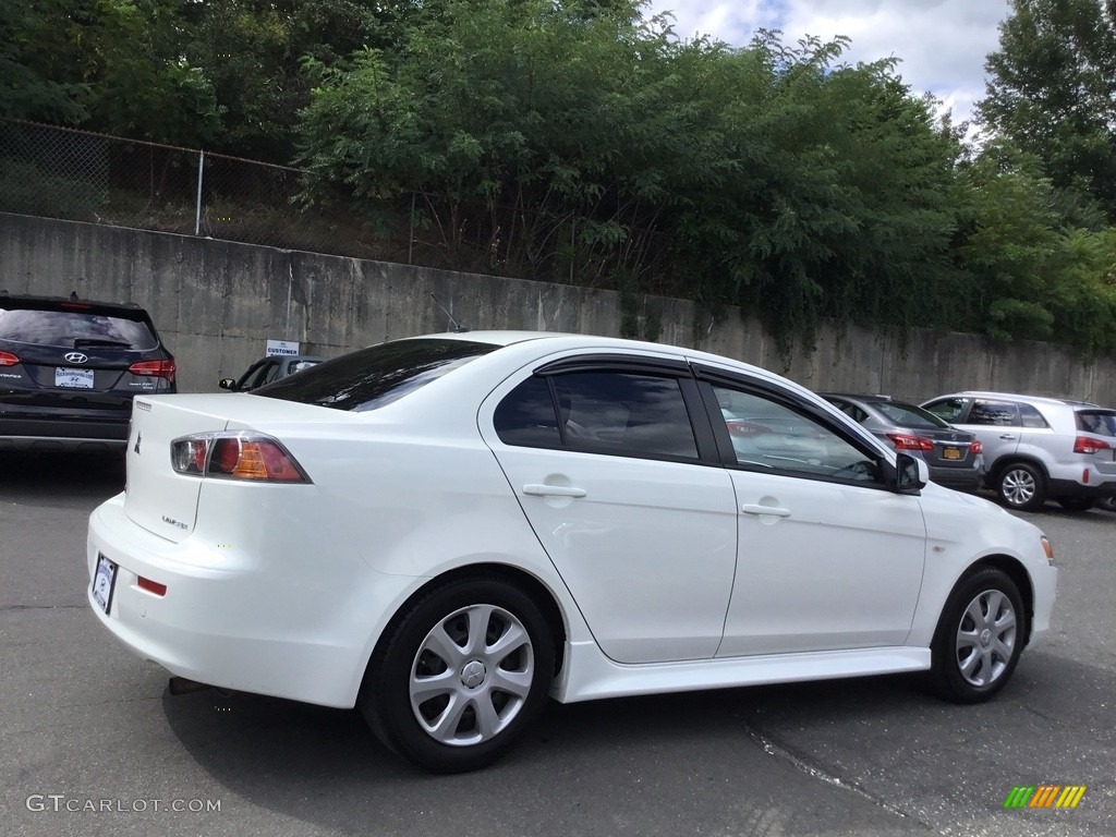2014 Lancer ES - Wicked White / Black photo #4