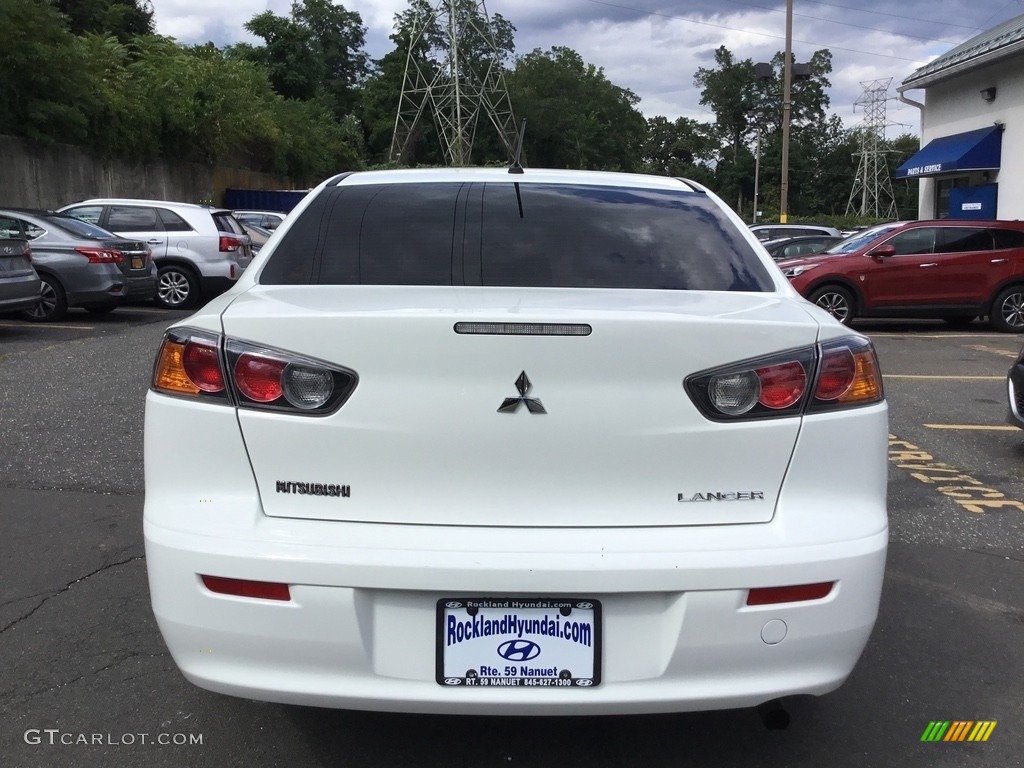 2014 Lancer ES - Wicked White / Black photo #5