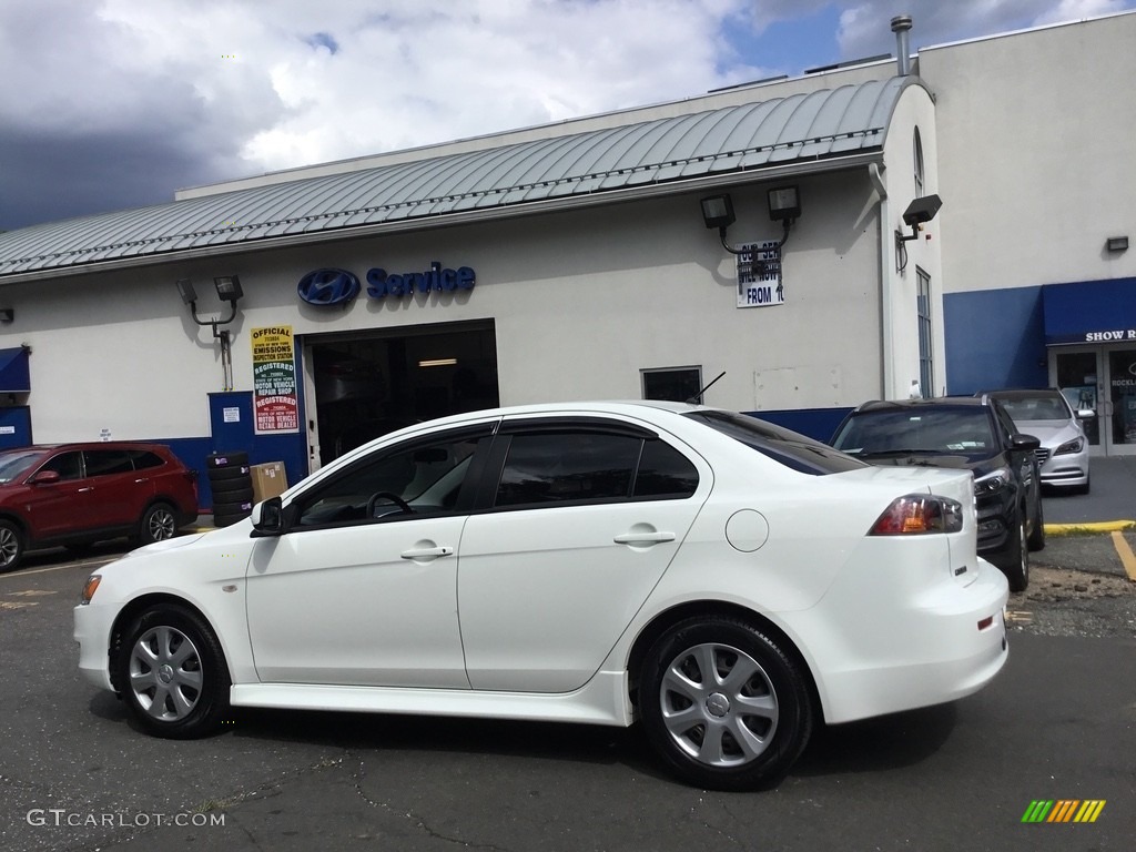 2014 Lancer ES - Wicked White / Black photo #6
