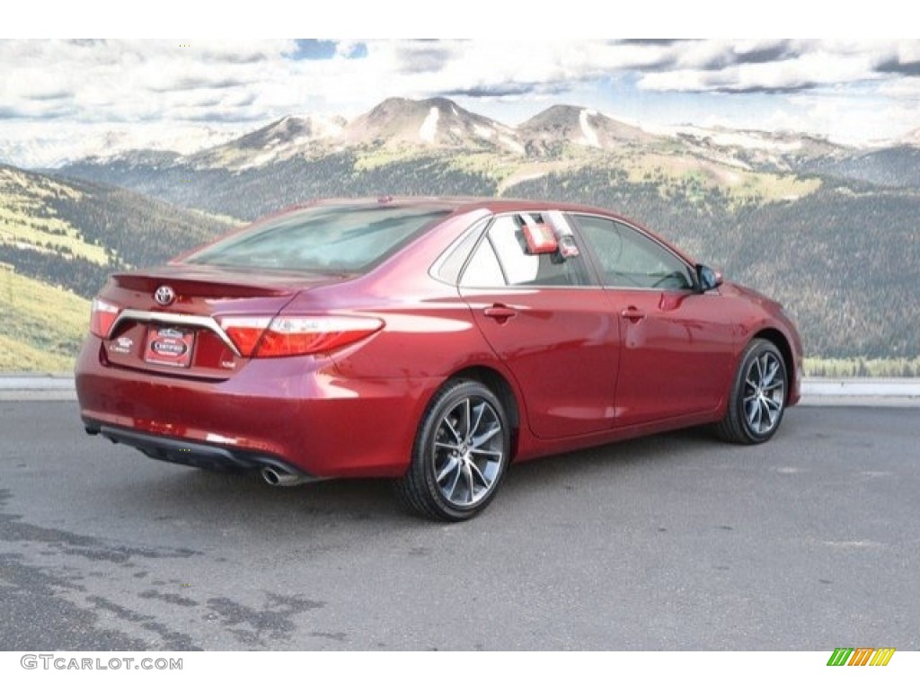 2015 Camry XSE - Ruby Flare Pearl / Black photo #3