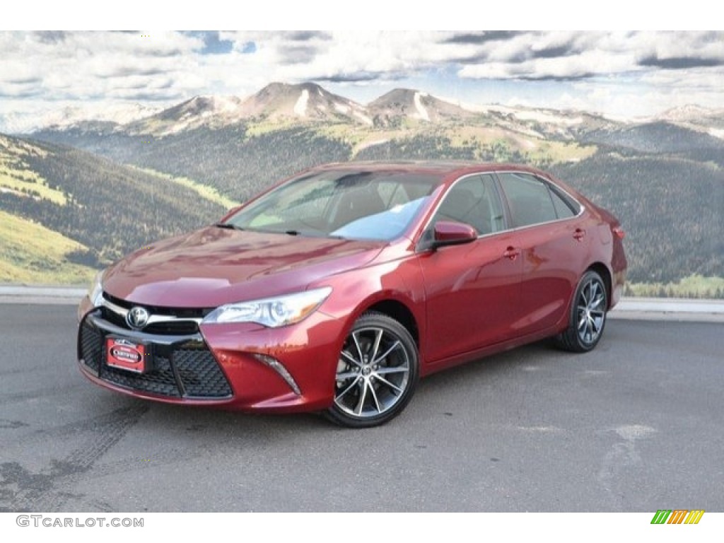 2015 Camry XSE - Ruby Flare Pearl / Black photo #5