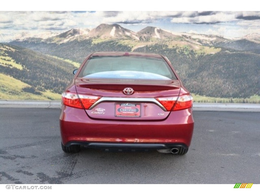 2015 Camry XSE - Ruby Flare Pearl / Black photo #9