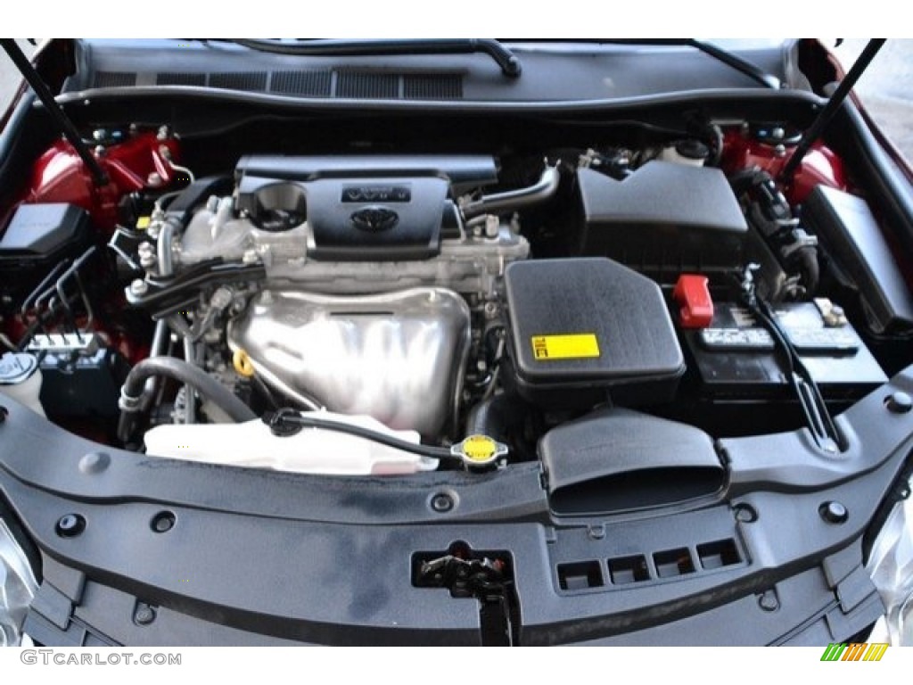 2015 Camry XSE - Ruby Flare Pearl / Black photo #28