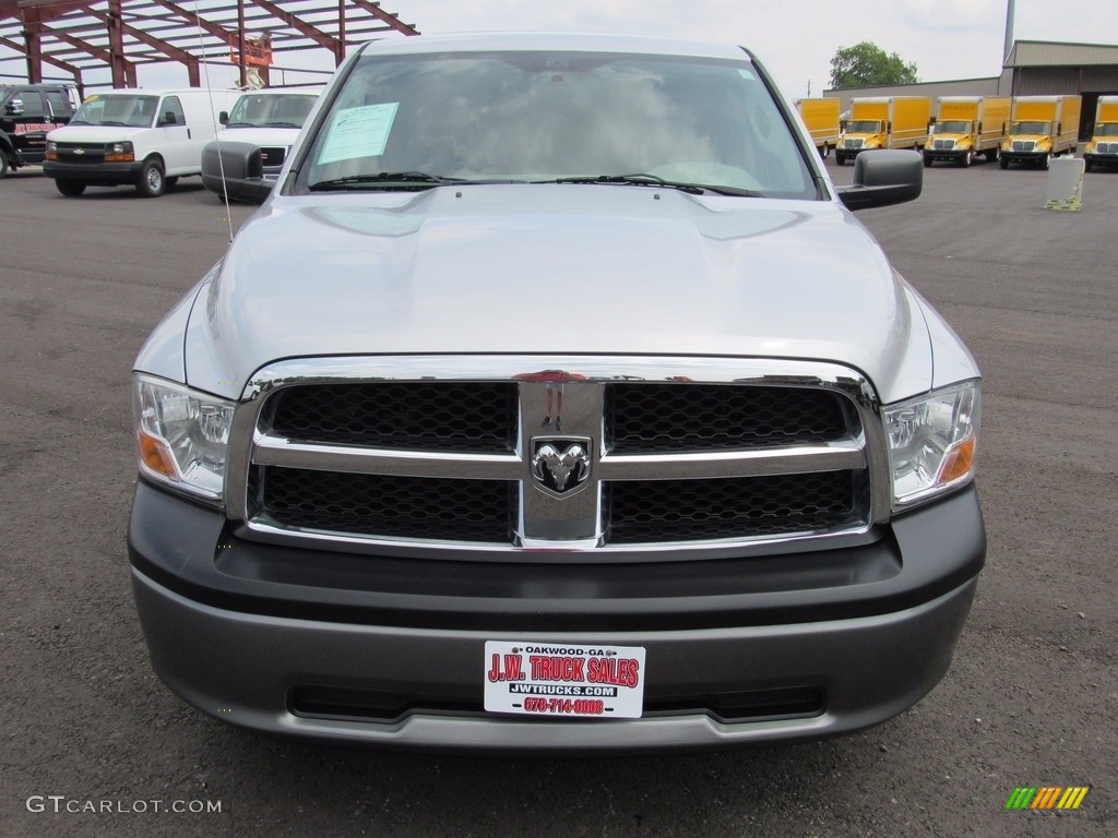 2011 Ram 1500 ST Crew Cab - Bright Silver Metallic / Dark Slate Gray/Medium Graystone photo #3