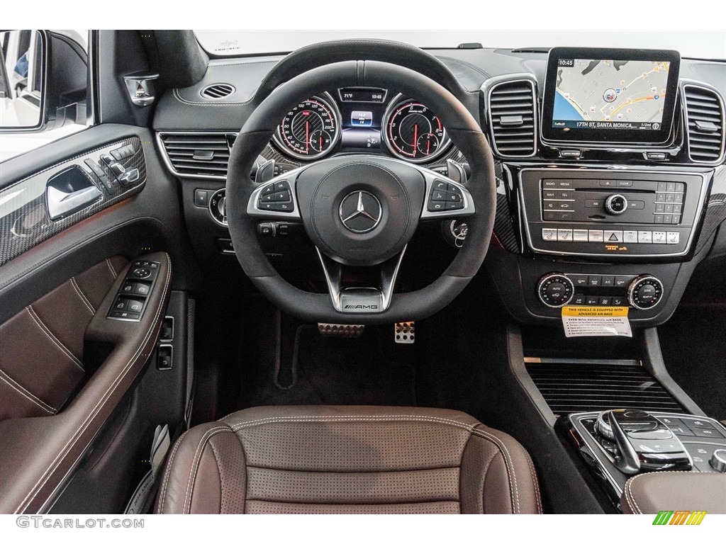 2018 Mercedes-Benz GLS 63 AMG 4Matic Espresso Brown/Black Dashboard Photo #122430067