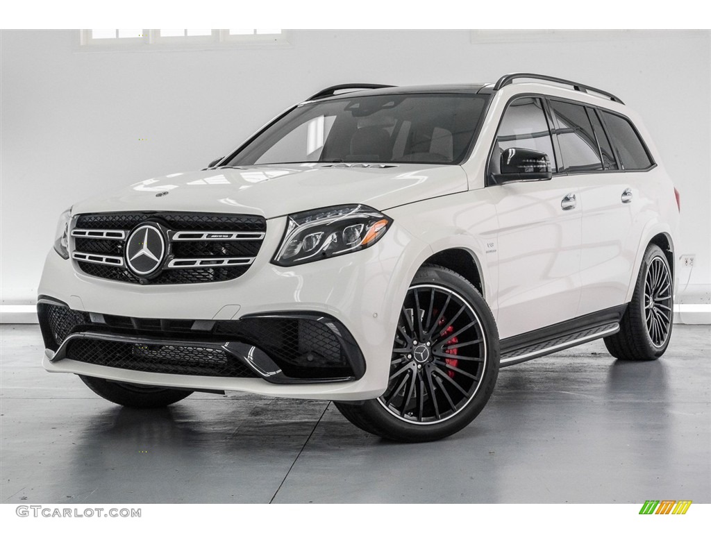 designo Diamond White Metallic 2018 Mercedes-Benz GLS 63 AMG 4Matic Exterior Photo #122430317