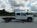 Summit White - Silverado 3500HD Work Truck Crew Cab 4x4 Chassis Photo No. 9