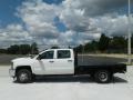 Summit White - Silverado 3500HD Work Truck Crew Cab 4x4 Photo No. 2