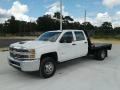 Summit White 2017 Chevrolet Silverado 3500HD Work Truck Crew Cab 4x4 Chassis