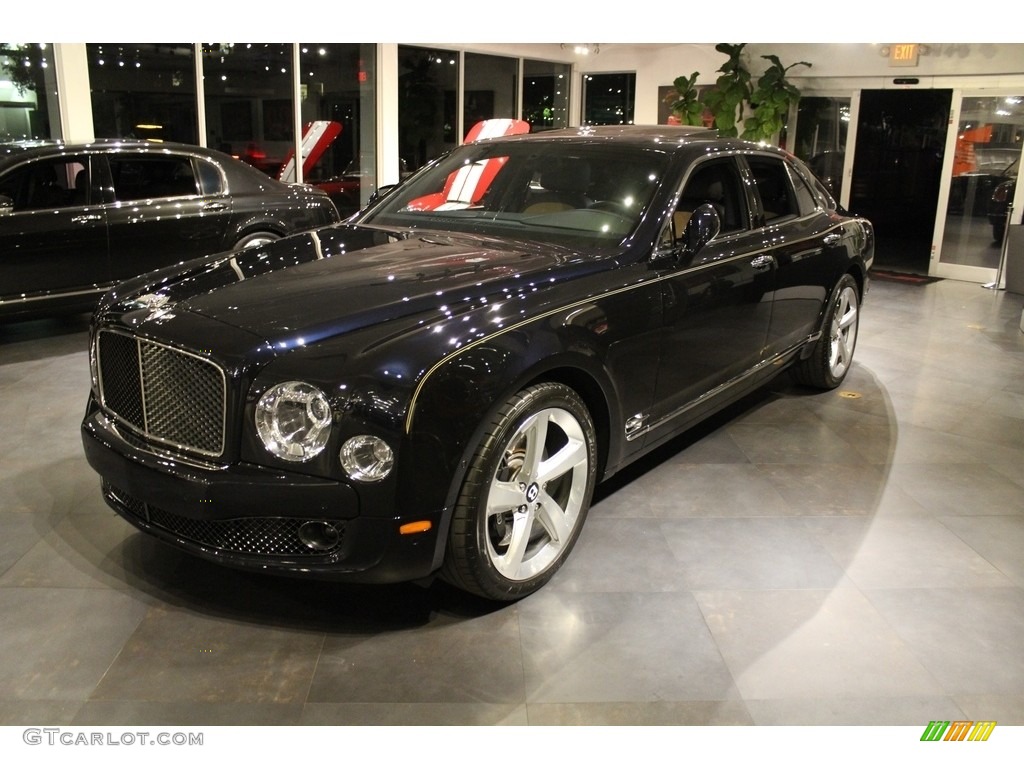 Black Sapphire Metallic 2016 Bentley Mulsanne Standard Mulsanne Model Exterior Photo #122432348