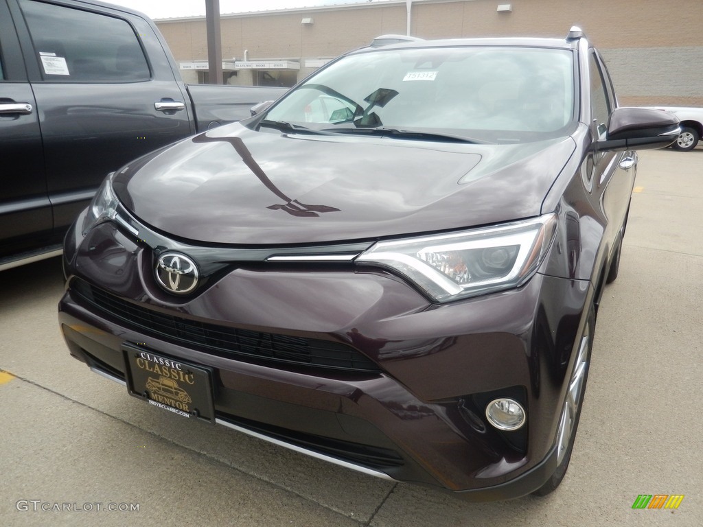 2017 RAV4 Limited AWD - Black / Black photo #1