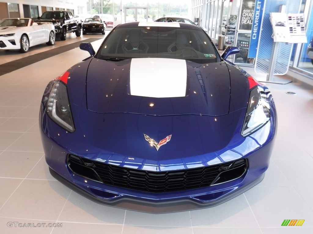 2017 Corvette Grand Sport Coupe - Admiral Blue / Jet Black photo #2