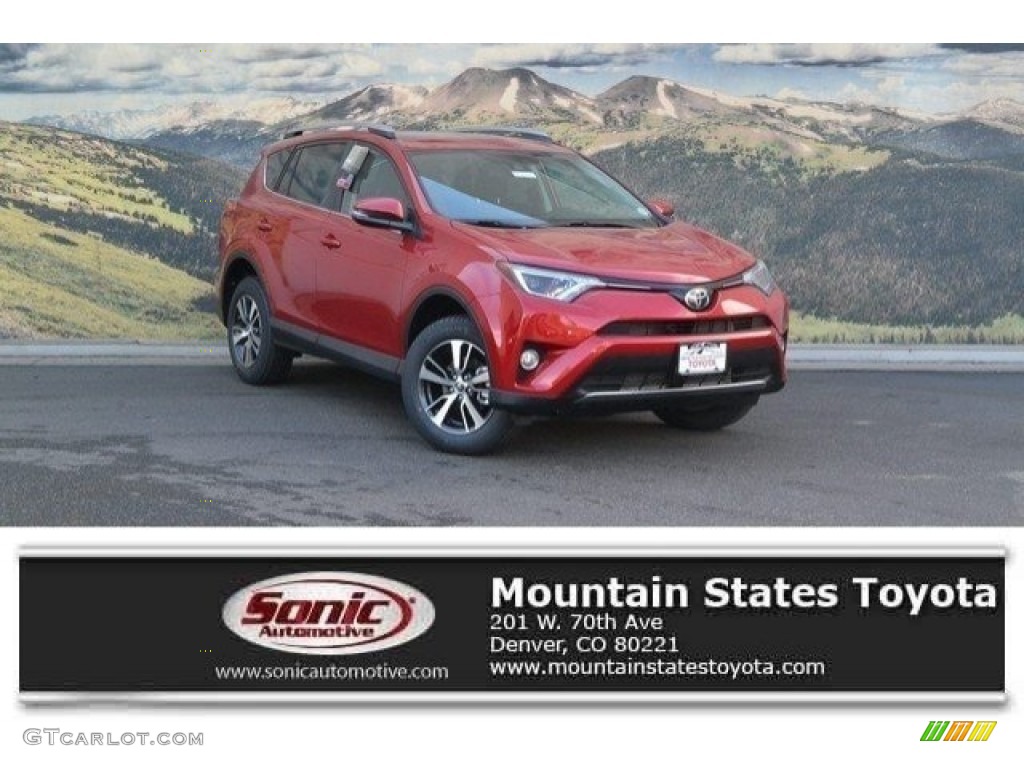 2017 RAV4 XLE - Barcelona Red Metallic / Black photo #1