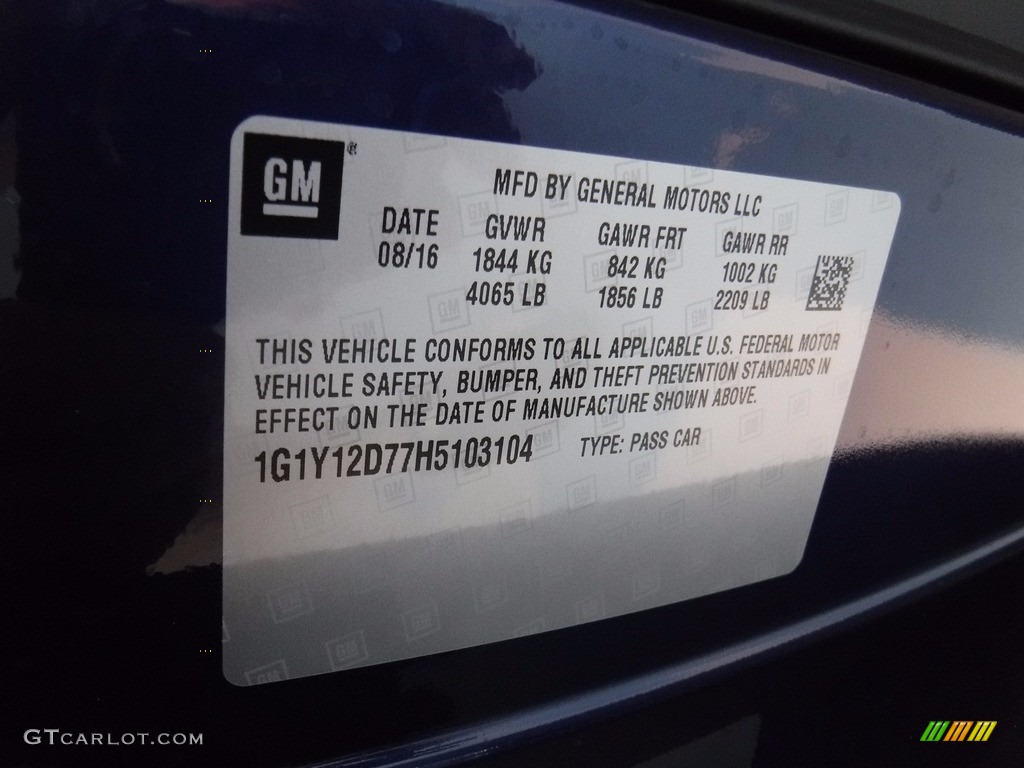 2017 Corvette Grand Sport Coupe - Admiral Blue / Jet Black photo #46