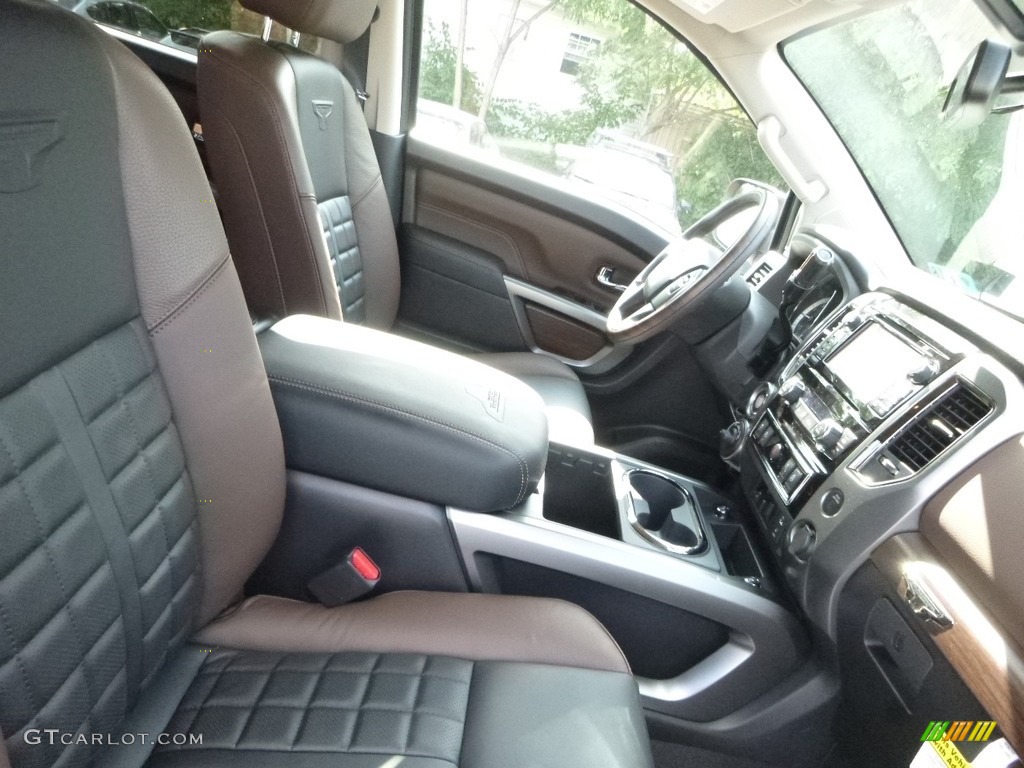 2017 Nissan Titan Platinum Reserve Crew Cab 4x4 Front Seat Photo #122435132