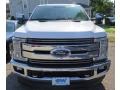 2017 Oxford White Ford F350 Super Duty Lariat Crew Cab 4x4  photo #2