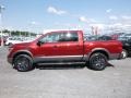 Cayenne Red 2017 Nissan Titan Platinum Reserve Crew Cab 4x4 Exterior