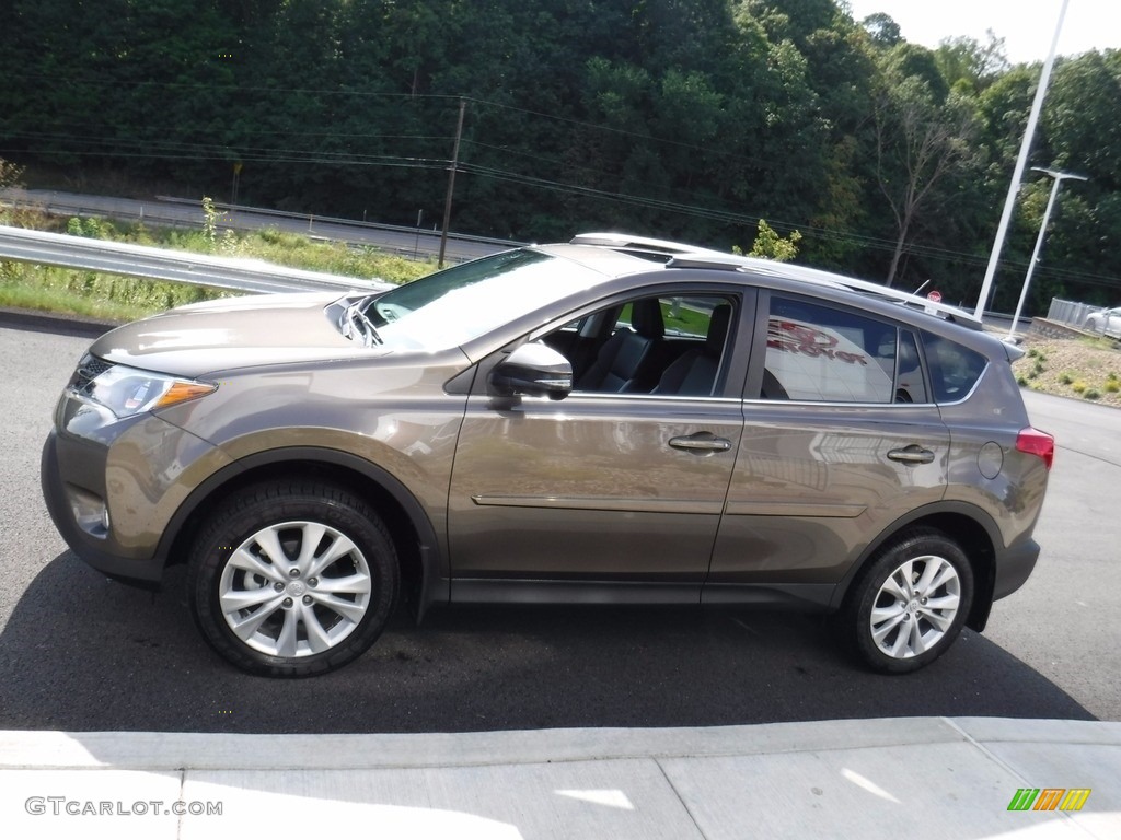 2015 RAV4 Limited AWD - Pyrite Mica / Black photo #7