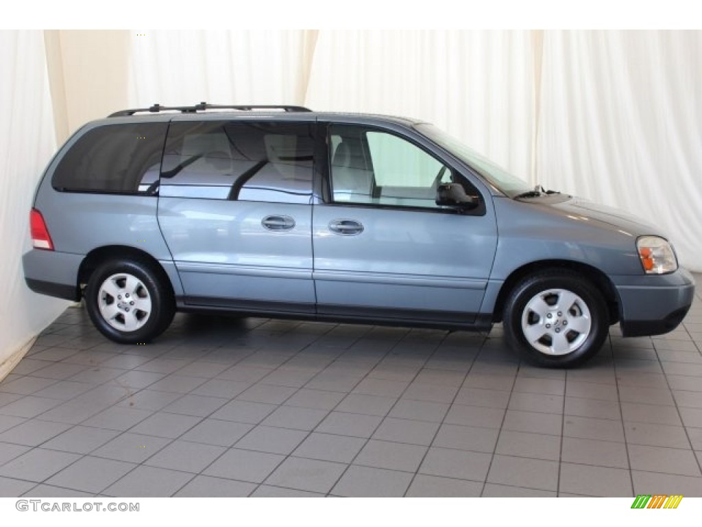 2004 Freestar SES - Medium Steel Blue Metallic / Flint Grey photo #4
