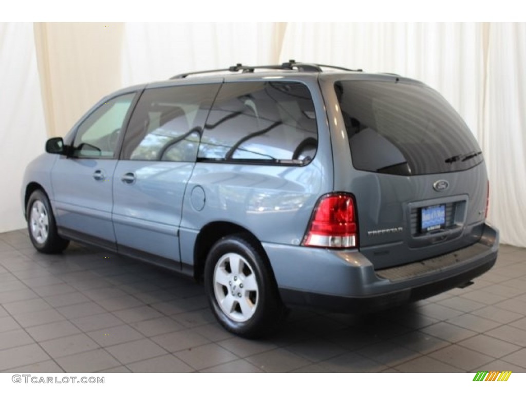 2004 Freestar SES - Medium Steel Blue Metallic / Flint Grey photo #6