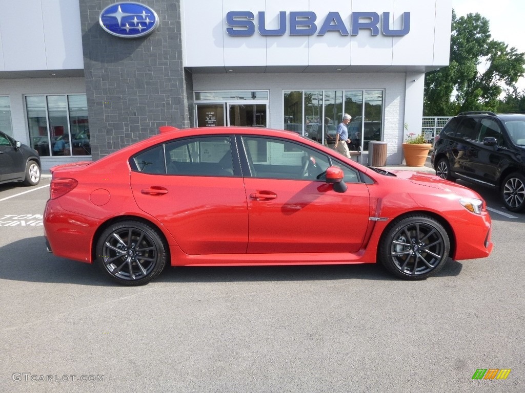 Pure Red 2018 Subaru WRX Limited Exterior Photo #122437737