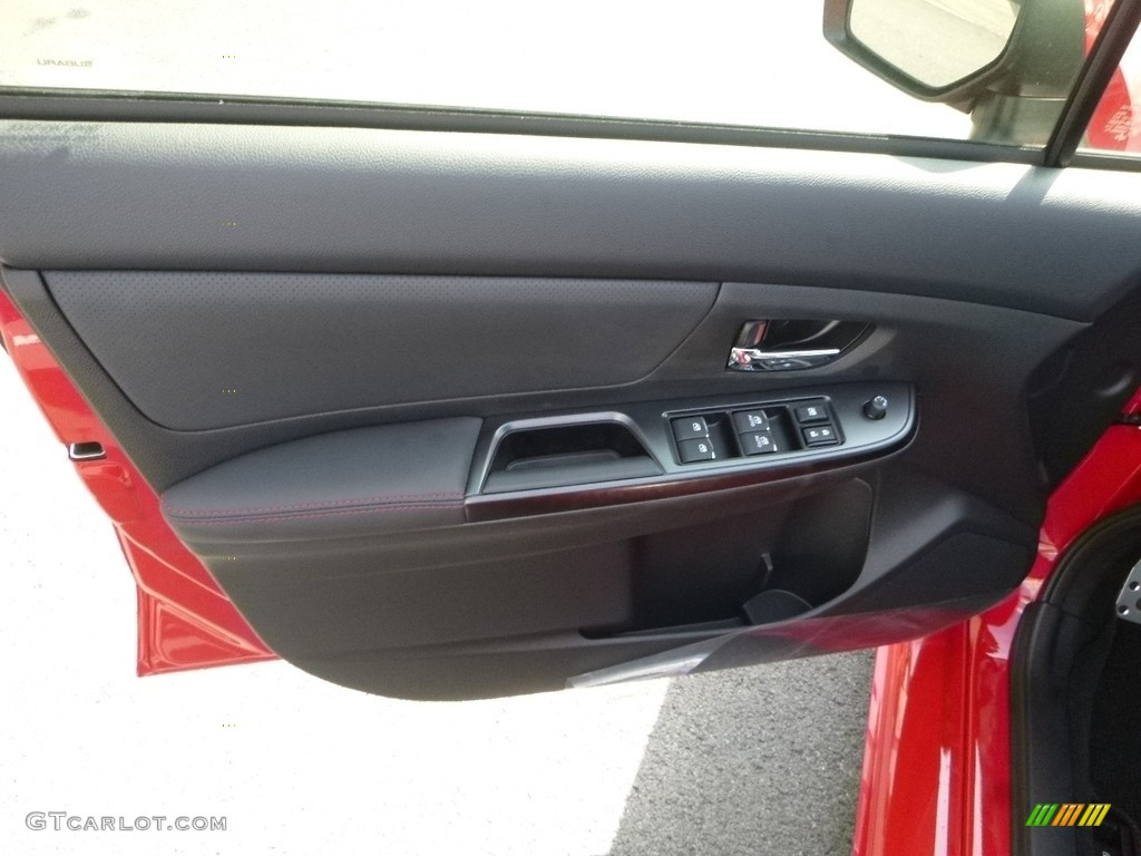 2018 Subaru WRX Limited Carbon Black Door Panel Photo #122437965