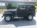 2004 Black Jeep Wrangler X 4x4  photo #2