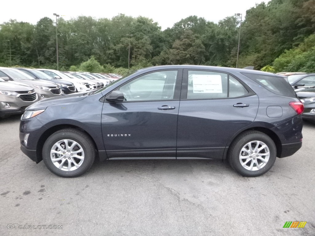 Storm Blue Metallic 2018 Chevrolet Equinox LS AWD Exterior Photo #122438657