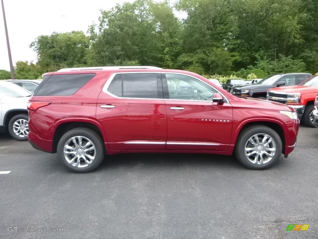 2018 Traverse High Country AWD - Cajun Red Tintcoat / High Country Jet Black/Loft Brown photo #6