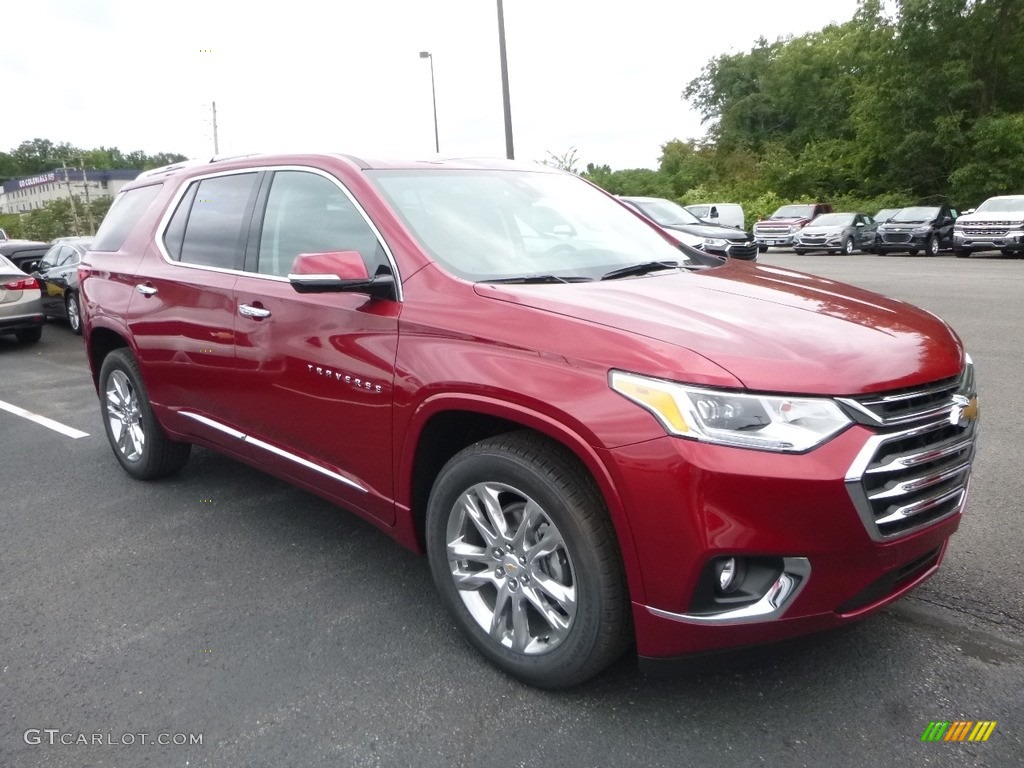 Cajun Red Tintcoat 2018 Chevrolet Traverse High Country AWD Exterior Photo #122439197
