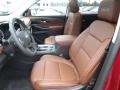 High Country Jet Black/Loft Brown Interior Photo for 2018 Chevrolet Traverse #122439356