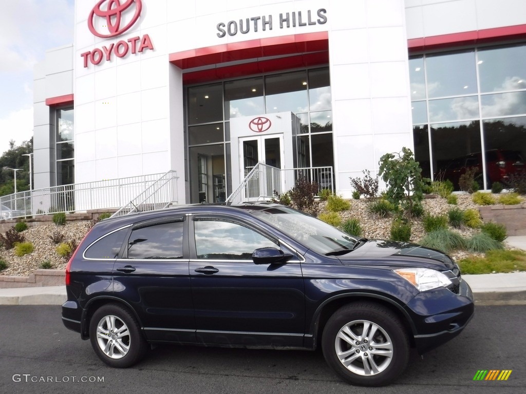 2011 CR-V EX-L 4WD - Royal Blue Pearl / Gray photo #2