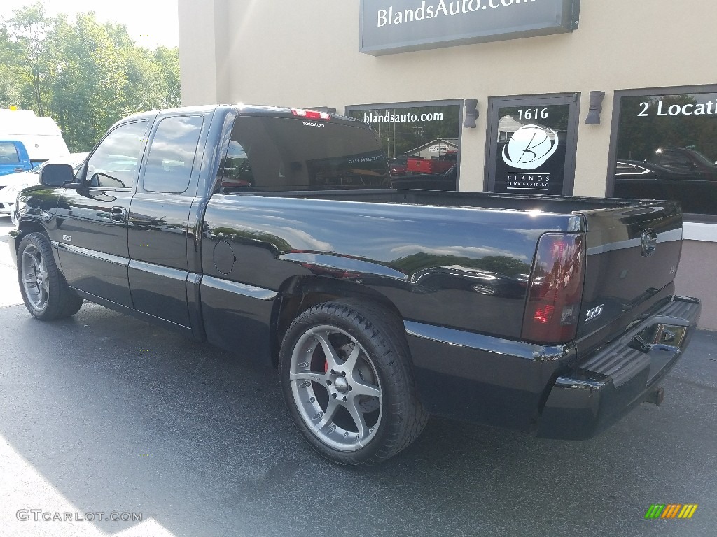 2003 Silverado 1500 SS Extended Cab AWD - Black / Dark Charcoal photo #3