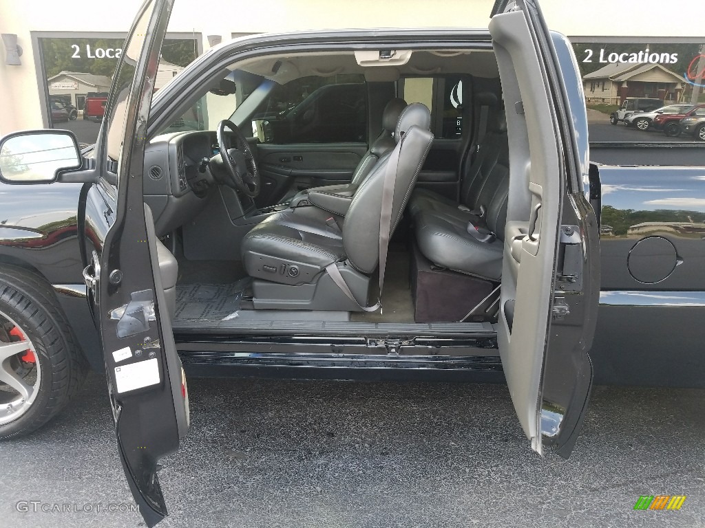 2003 Silverado 1500 SS Extended Cab AWD - Black / Dark Charcoal photo #10