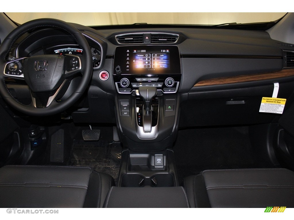 2017 Honda CR-V Touring Black Dashboard Photo #122441393