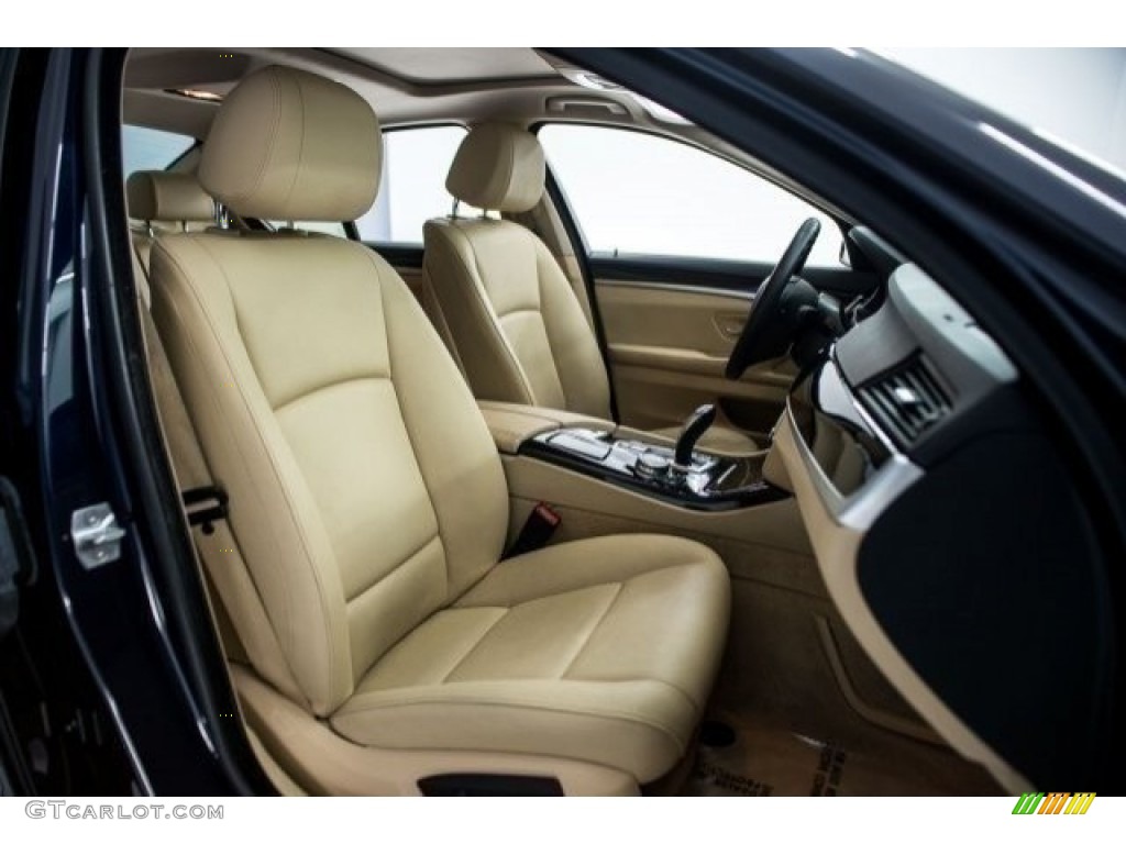 2015 5 Series 528i Sedan - Imperial Blue Metallic / Venetian Beige photo #6