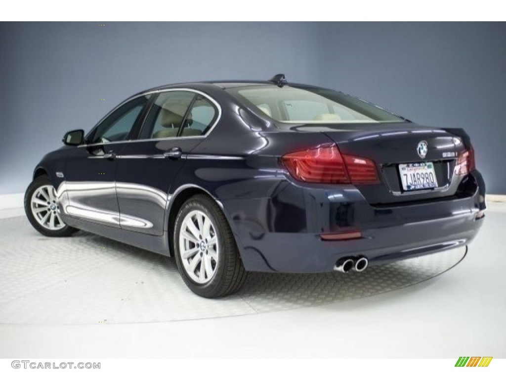 2015 5 Series 528i Sedan - Imperial Blue Metallic / Venetian Beige photo #10