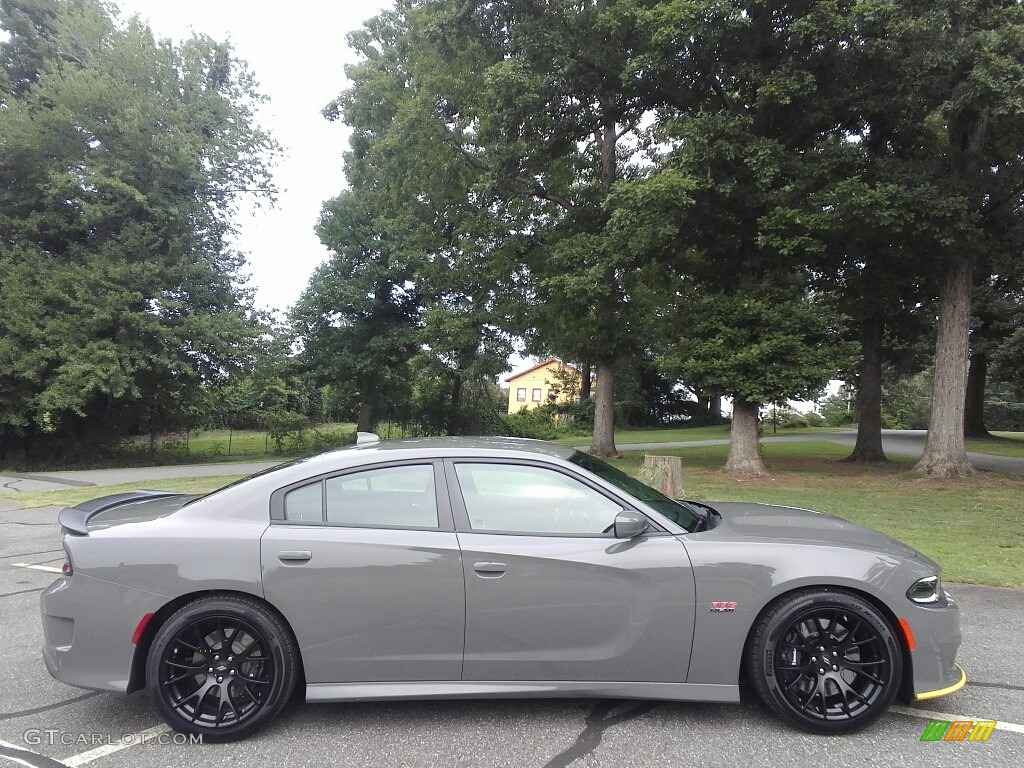 Destroyer Gray 2018 Dodge Charger R/T Scat Pack Exterior Photo #122445113
