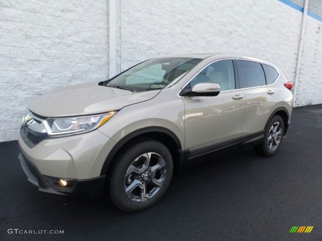 2017 CR-V EX-L AWD - Sandstorm Metallic / Ivory photo #5